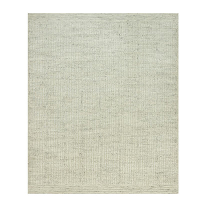 Flat Weave Wool Hand Woven Rug Grey No Border 8.2X9.8 -O090452