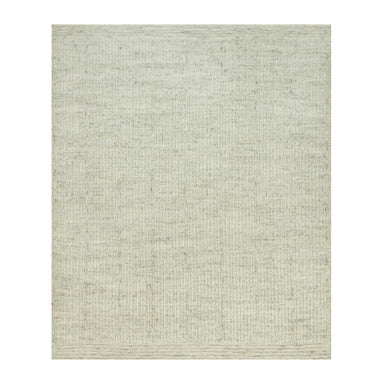 Flat Weave Wool Hand Woven Rug Grey No Border 8.2X9.8 -O090452