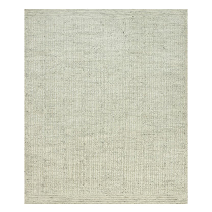 Flat Weave Wool Hand Woven Rug Grey No Border 8.4X9.10 -O090467