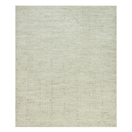 Flat Weave Wool Hand Woven Rug Grey No Border 8.4X9.10 -O090467