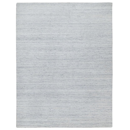 Modern and Contemporary Wool Hand Loomed Rug Grey No Border 9.1X11.10 -O090709