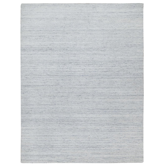 Modern and Contemporary Wool Hand Loomed Rug Grey No Border 9.1X11.10 -O090709