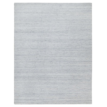 Modern and Contemporary Wool Hand Loomed Rug Grey No Border 9.0X12.0 -O090712