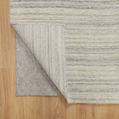 Modern and Contemporary Wool Hand Loomed Rug Beige No Border 2.6X10.0 -O090717
