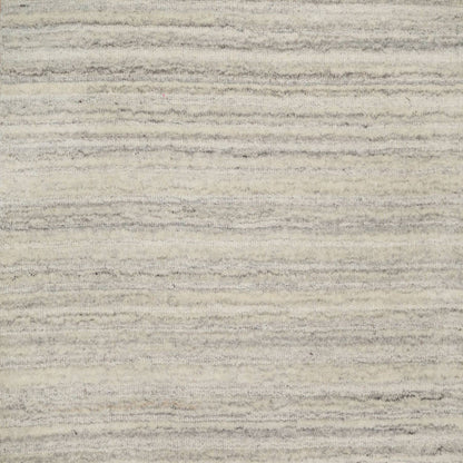 Modern and Contemporary Wool Hand Loomed Rug Beige No Border 2.6X10.0 -O090717