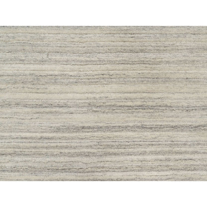 Modern and Contemporary Wool Hand Loomed Rug Beige No Border 2.8X6.0 -O090722