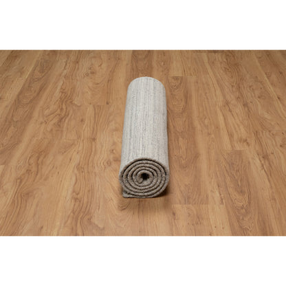 Modern and Contemporary Wool Hand Loomed Rug Beige No Border 2.7X6.0 -O090723