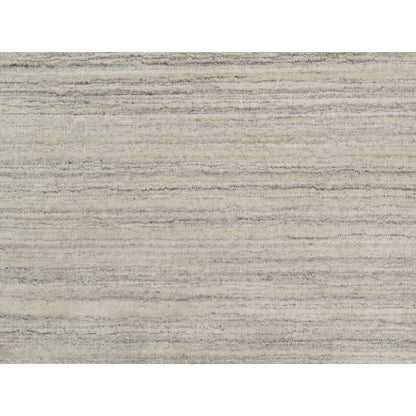 Modern and Contemporary Wool Hand Loomed Rug Beige No Border 3.0X5.0 -O090725