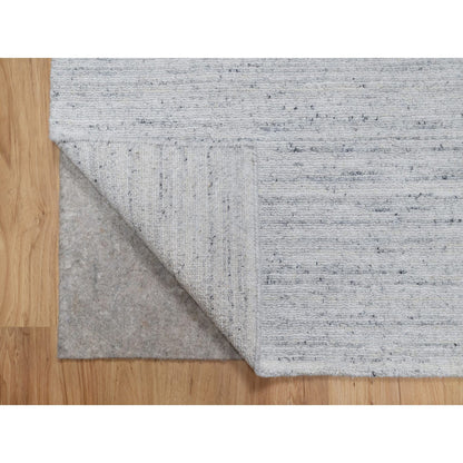 Modern and Contemporary Wool Hand Loomed Rug Grey 2.7x8.0 -O090727