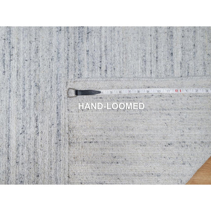 Modern and Contemporary Wool Hand Loomed Rug Grey 2.7x8.0 -O090727