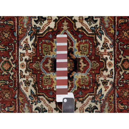 Heriz Wool Hand Knotted Rug Red Red 2.0X3.1 -O090745