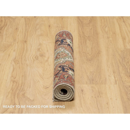 Heriz Wool Hand Knotted Rug Red Red 2.0X3.1 -O090745