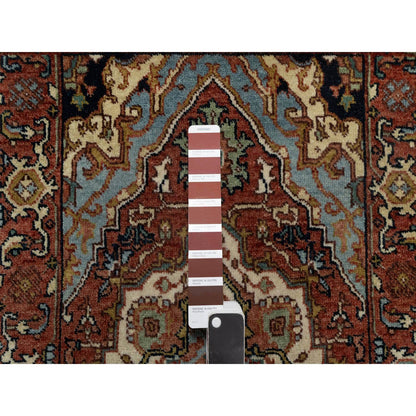 Heriz Wool Hand Knotted Rug Red Red 2.0X3.2 -O090755