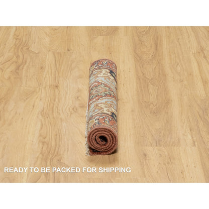 Heriz Wool Hand Knotted Rug Red Red 2.0X3.2 -O090755