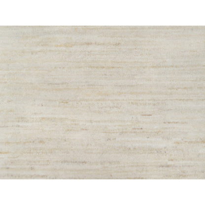 Modern and Contemporary Wool Hand Knotted Rug Ivory No Border 2.6X11.10 -O090764