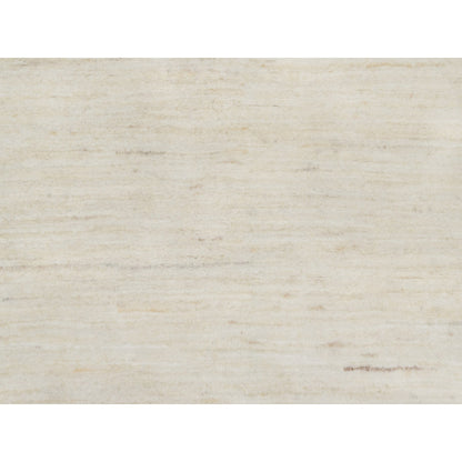 Modern and Contemporary Wool Hand Knotted Rug Ivory No Border 2.5X5.10 -O090773