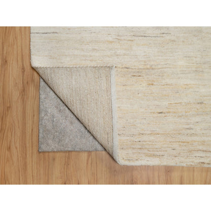 Modern and Contemporary Wool Hand Knotted Rug Ivory No Border 7.9X10.4 -O090780