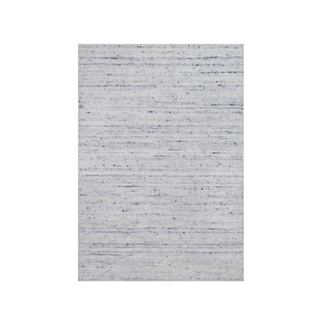 Gray 2'0" x 3'0" Modern and Contemporary Handloom Wool Rug - Sku: O090786