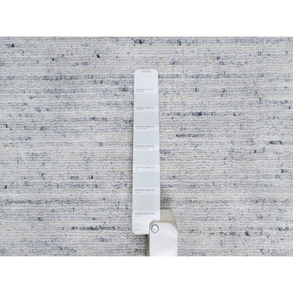 Modern and Contemporary Wool Hand Loomed Rug Grey No Border 2.0X3.0 -O090786