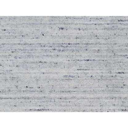 Modern and Contemporary Wool Hand Loomed Rug Grey No Border 2.0X3.0 -O090787