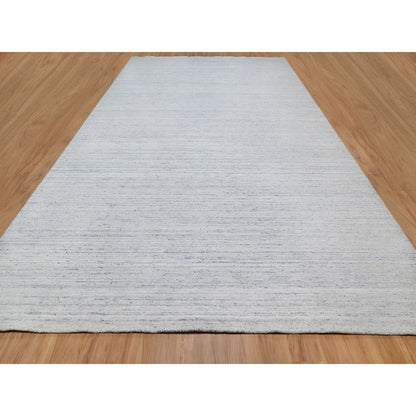 Modern and Contemporary Wool Hand Loomed Rug Grey No Border 12.0X14.10 -O090788