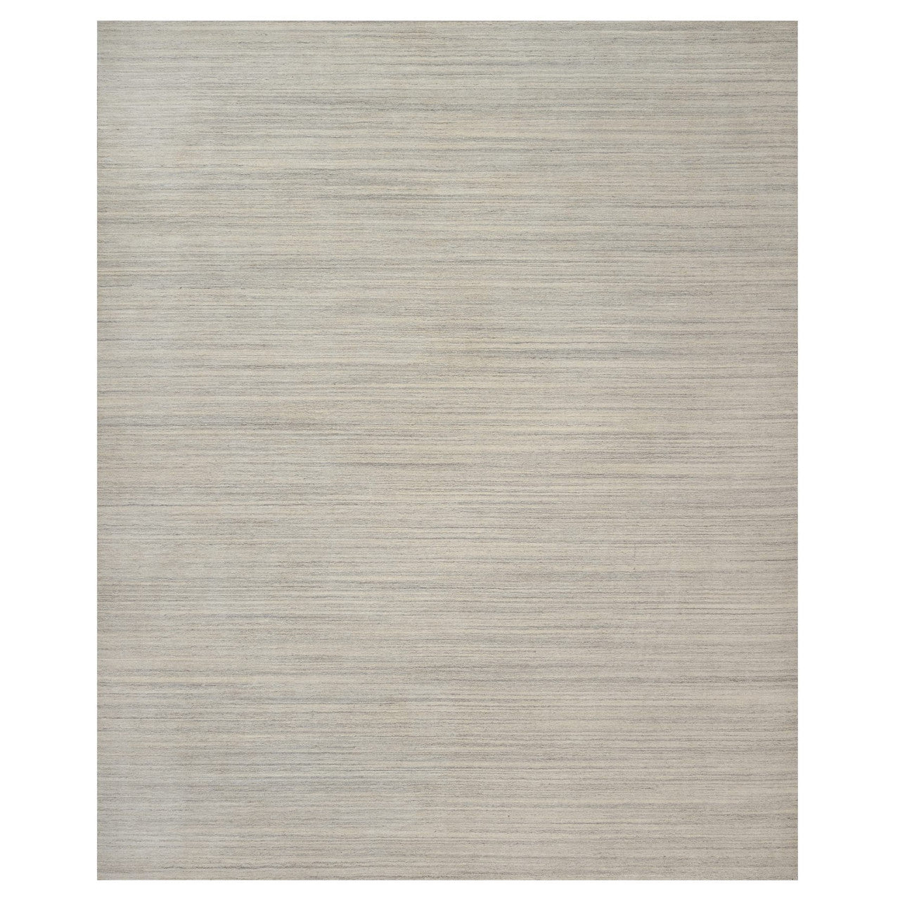 Beige 12'0" x 14'8" Modern and Contemporary Handloom Wool Rug - Sku: O090790