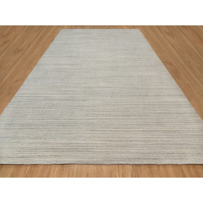Modern and Contemporary Wool Hand Loomed Rug Beige No Border 12.0X14.8 -O090790