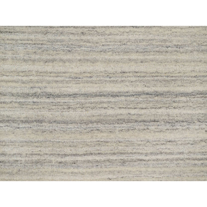 Modern and Contemporary Wool Hand Loomed Rug Beige No Border 2.0X3.0 -O090795