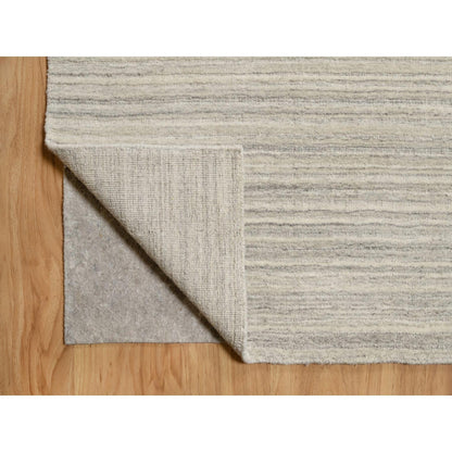 Modern and Contemporary Wool Hand Loomed Rug Beige No Border 12.0X14.9 -O090799