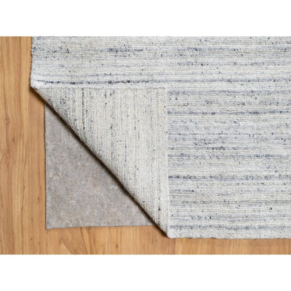 Modern and Contemporary Wool Hand Loomed Rug Grey None 12.1X17.9 -O090800