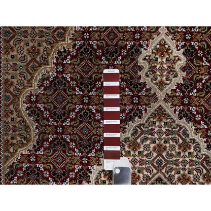 Traditional Wool Hand Knotted Rug Red 4.0X6.2  -O090983