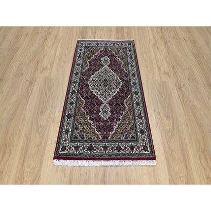 Traditional Wool Hand Knotted Rug Red 2.10X5.1  -O090984