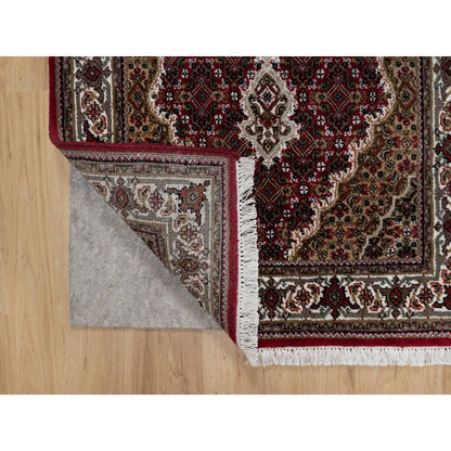 Traditional Wool Hand Knotted Rug Red 2.10X5.1  -O090984