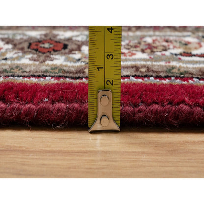 Traditional Wool Hand Knotted Rug Red 2.10X5.1  -O090984