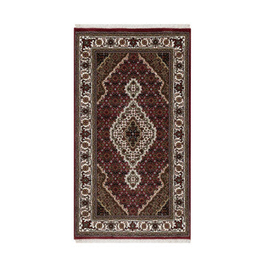 Traditional Wool Hand Knotted Rug Red 2.10X5.2  -O090990