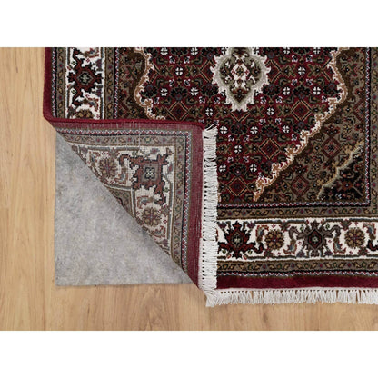 Traditional Wool Hand Knotted Rug Red 2.10X5.2  -O090990