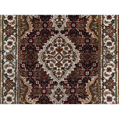 Traditional Wool Hand Knotted Rug Red 2.0X3.0  -O090993