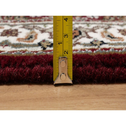 Traditional Wool Hand Knotted Rug Red 2.0X3.0  -O090993