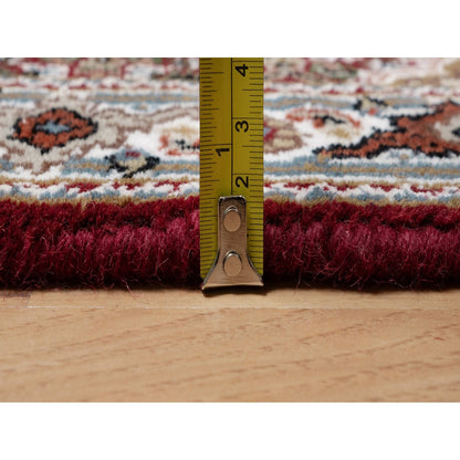 Traditional Wool Hand Knotted Rug Red 2.0X3.0  -O090994