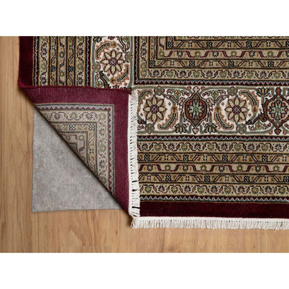 Traditional Wool Hand Knotted Rug Red 11.9X15.1-O091060