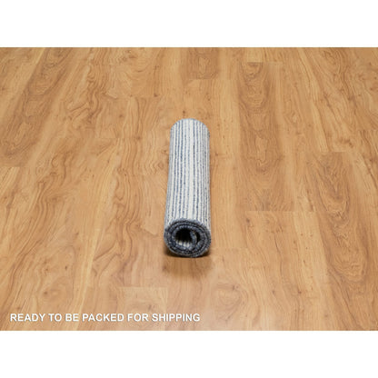 Modern and Contemporary Wool Hand Loomed Rug Blue 2.2x3.1 -O091062