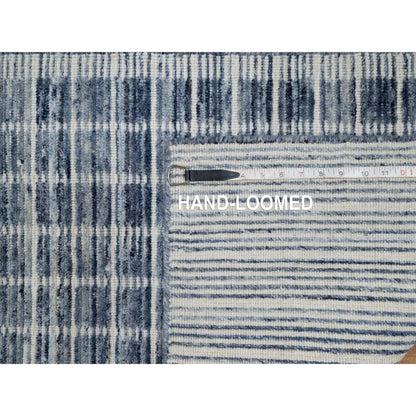Modern and Contemporary Wool Hand Loomed Rug Blue 2.2x3.1 -O091062
