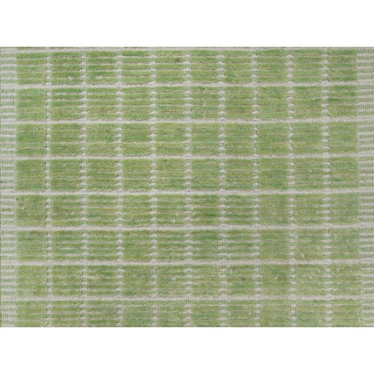 Modern and Contemporary Wool Hand Loomed Rug Green 2.2x3.1 -O091064