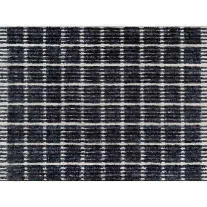 Modern and Contemporary Wool Hand Loomed Rug Black 2.3x3.1 -O091065