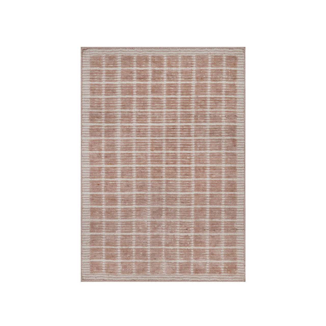 Modern and Contemporary Wool Hand Loomed Rug Pink 2.2x3.1 -O091066