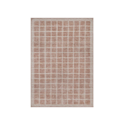 Modern and Contemporary Wool Hand Loomed Rug Pink 2.2x3.1 -O091066