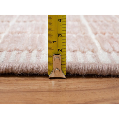 Modern and Contemporary Wool Hand Loomed Rug Pink 2.2x3.1 -O091066