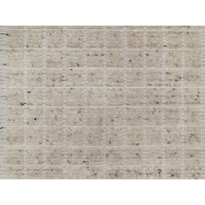Modern and Contemporary Wool Hand Loomed Rug Ivory 2.2x3.1 -O091067
