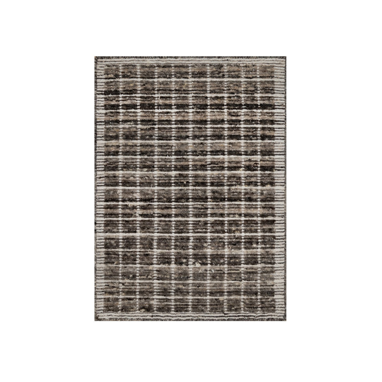 Modern and Contemporary Wool Hand Loomed Rug Brown 2.3x3.1 -O091068