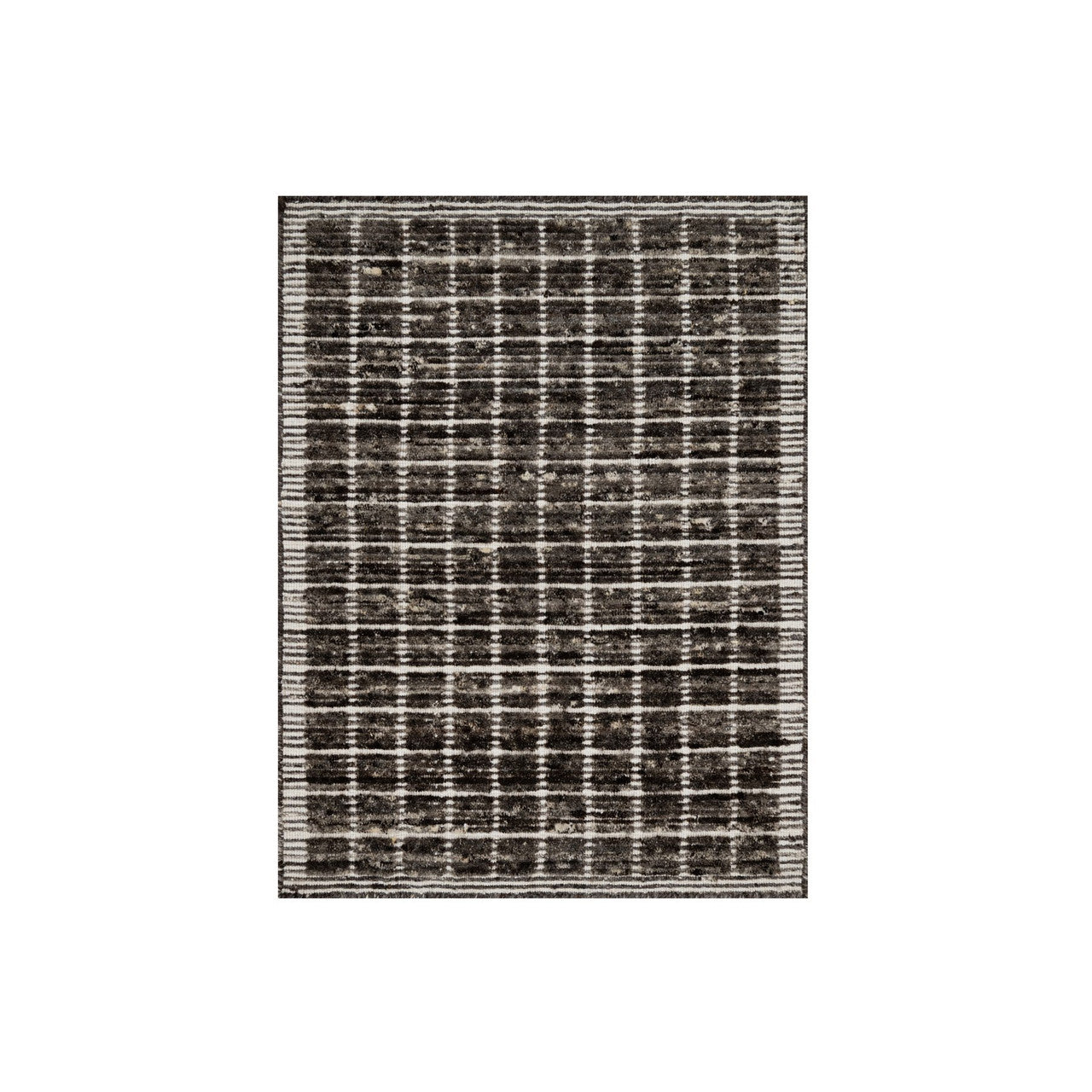Modern and Contemporary Wool Hand Loomed Rug Brown 2.3x3.1 -O091069